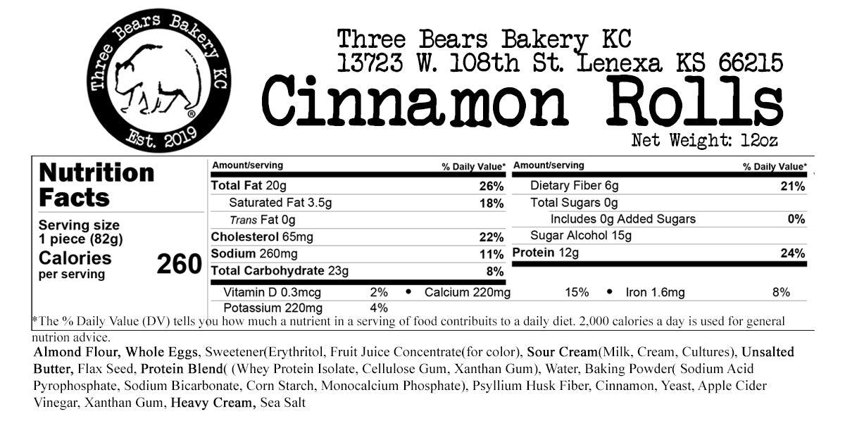 Cinnamon Rolls 4pk