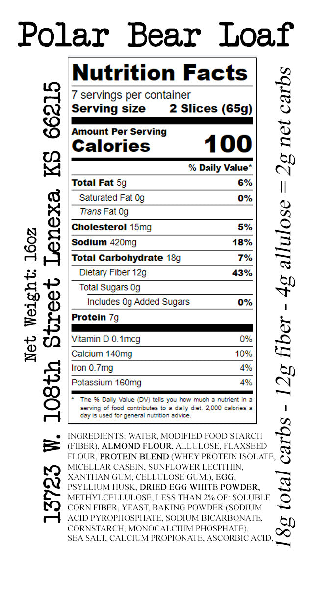 Polar Bear Bread Loaf