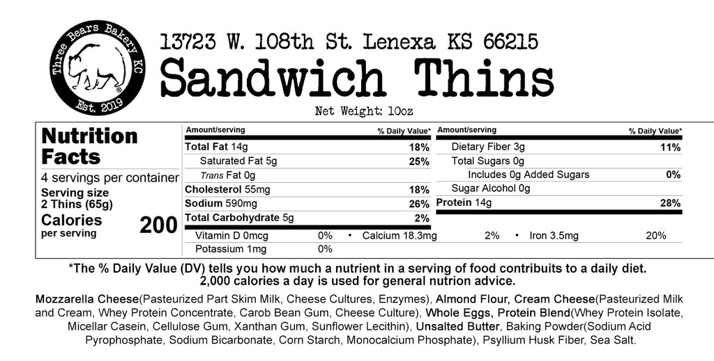 Sandwich Thins 8pk