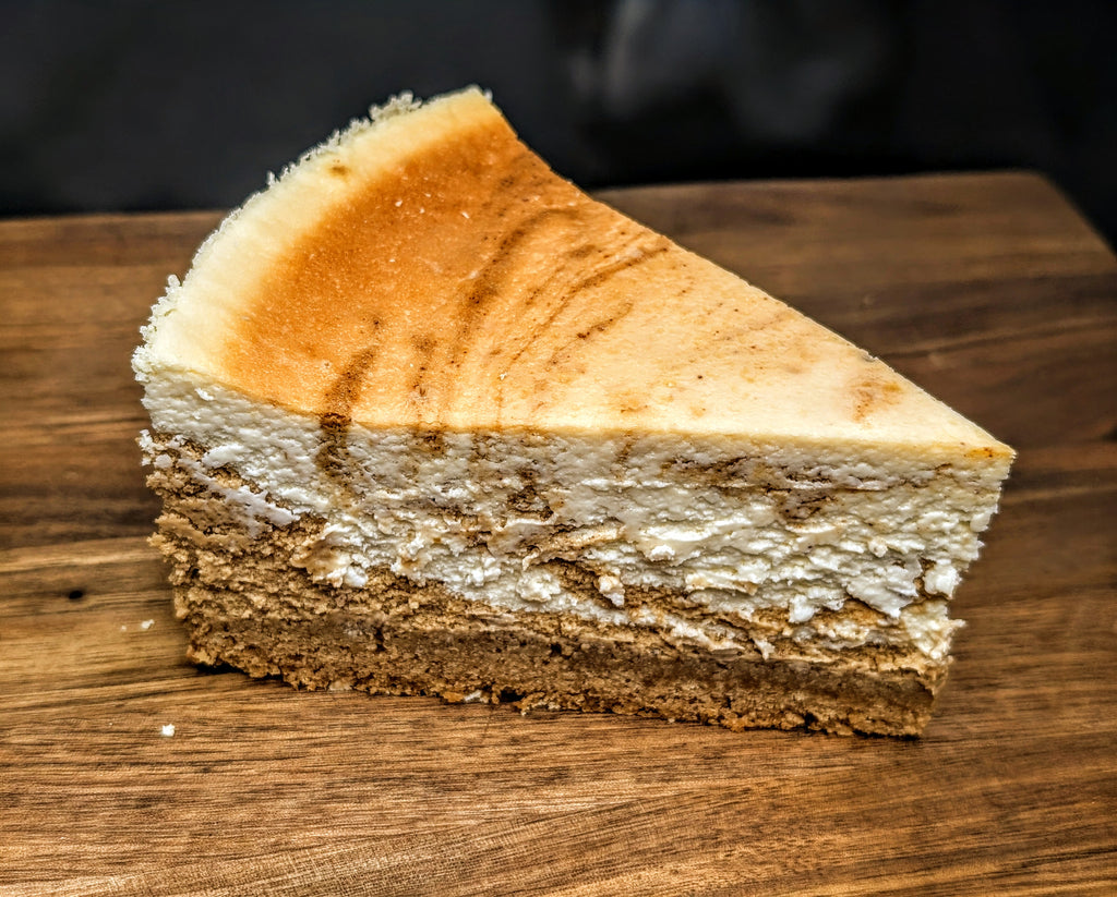 Cheesecake sold as whole.